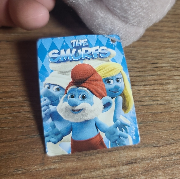 The Smurfs Hackus Smurf Plush 14" Gray Movie Stuffed Toy 2013 Kellytoy. - Picture 8 of 12